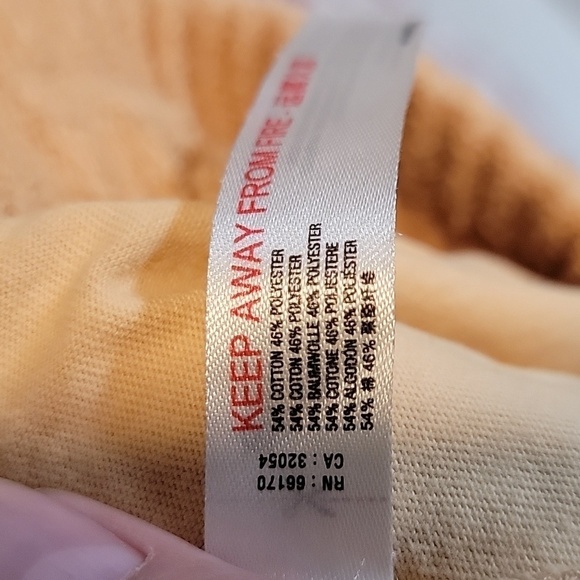 FP Beach tangerine terry cloth shorts with pockets - Picture 7 of 9